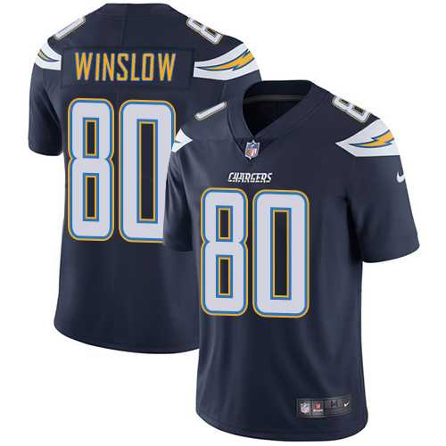Nike San Diego Chargers #80 Kellen Winslow Navy Blue Team Color NFL Vapor Untouchable Limited Jersey,We sell and wholesale Nike San Diego Chargers #80 Kellen Winslow Navy Blue Team Color NFL Vapor Untouchable Limited Jersey on line form chian!